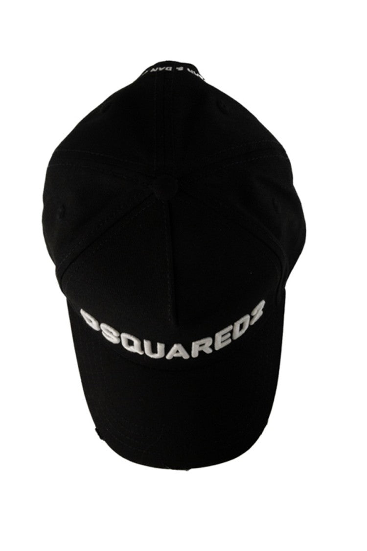 Dsquared2 Black Cotton Hat