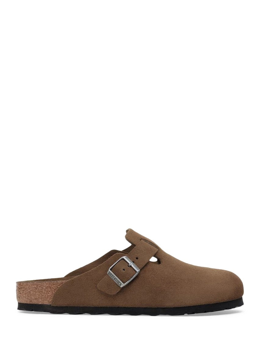 Birkenstock Closed-Toe Slip-On Sandals With Adjustable Buckle