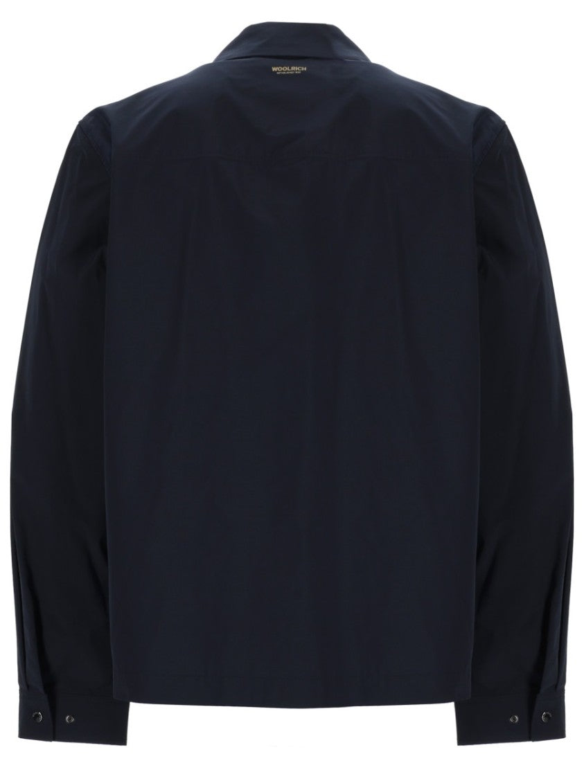 Woolrich Black Urban Timber Polyester Overshirt