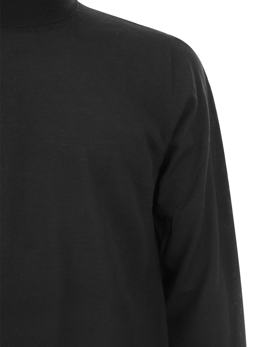 Fedeli Turtleneck Sweater In Virgin Wool
