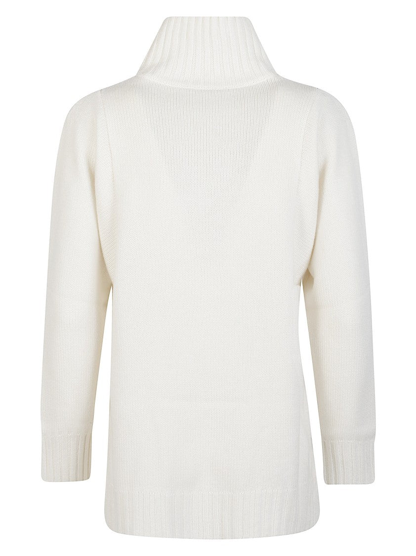 Max Mara Aceti Finely Knit Cashmere Turtleneck Sweater