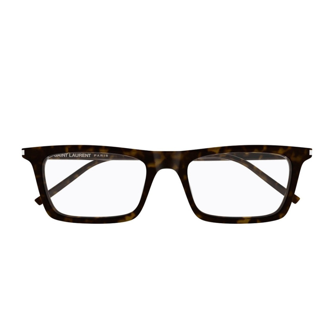 Saint Laurent Havana Sl 890 Betty Thin Acetate Rectangular Sunglasses