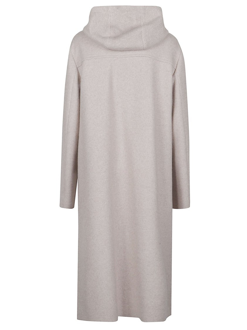 Fay Double Front Wide Lapel Wool Coat