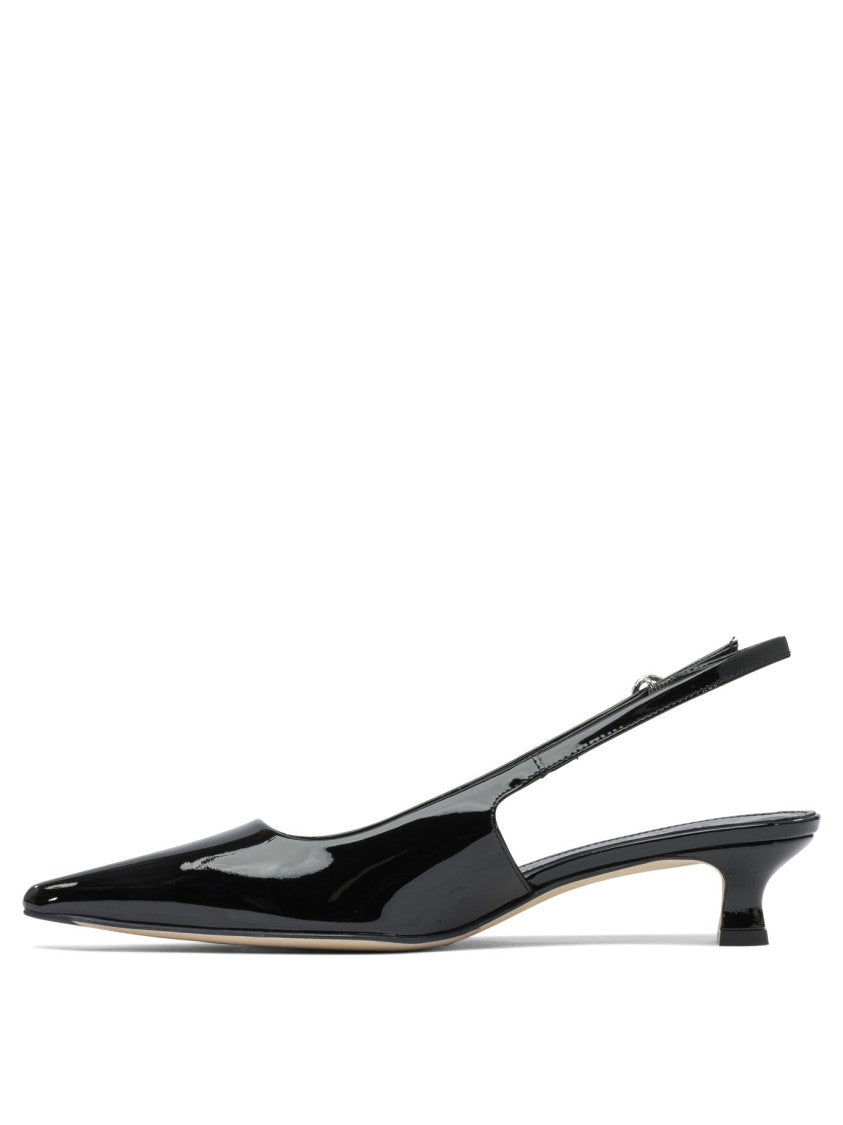 Aeydē Pointed Toe Heeled Pumps With Slingback Strap