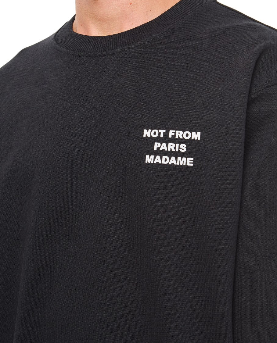 Drôle De Monsieur Le Sweatshirt Slogan