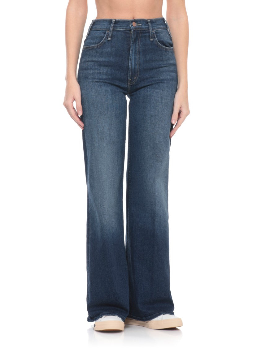 Mother Blue The Hustler Roller Jeans