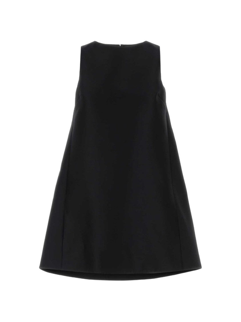 Balenciaga Sleeveless Round Neckline A-Line Dress