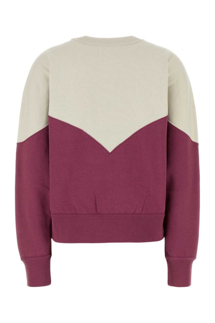 Isabel Marant Étoile Two-Tone Cotton Blend Houston Sweatshirt