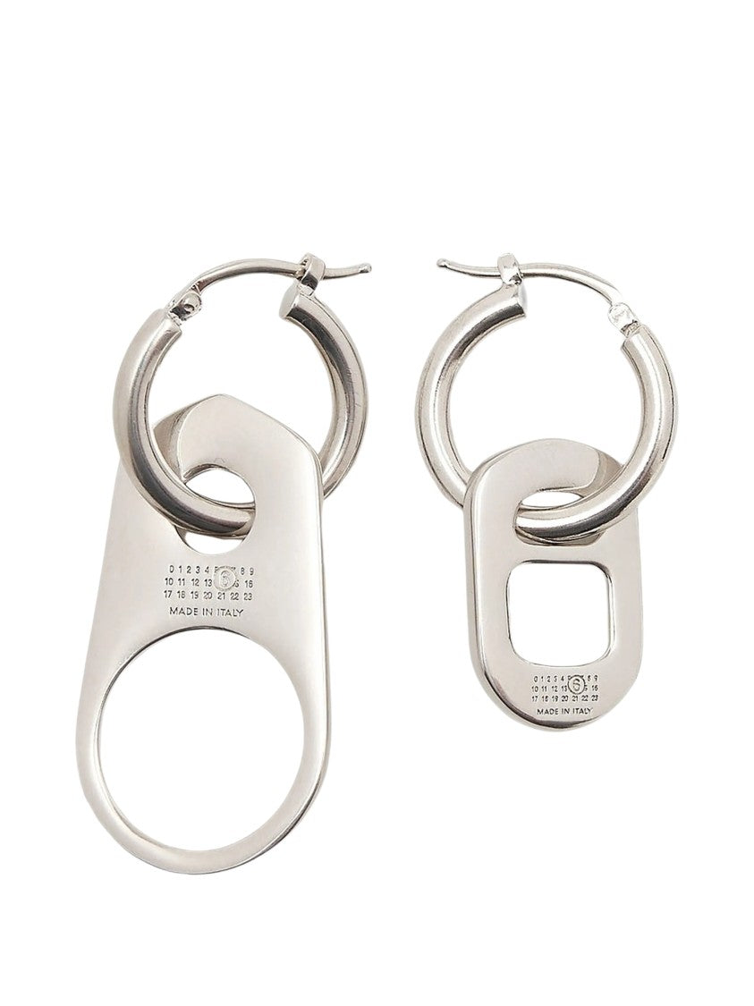 Mm6 By Maison Margiela Bottle Cap Metallic Drop Earrings