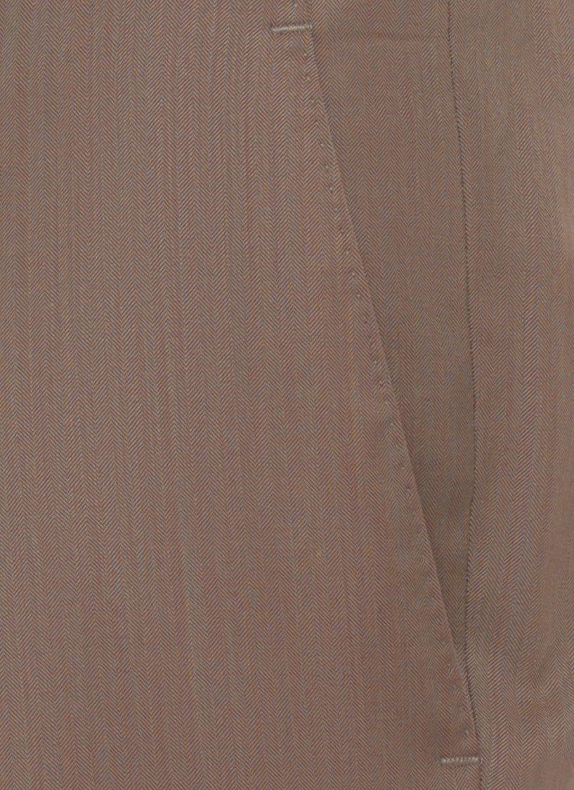 Lardini Brown Pin Lapel Wool Suit