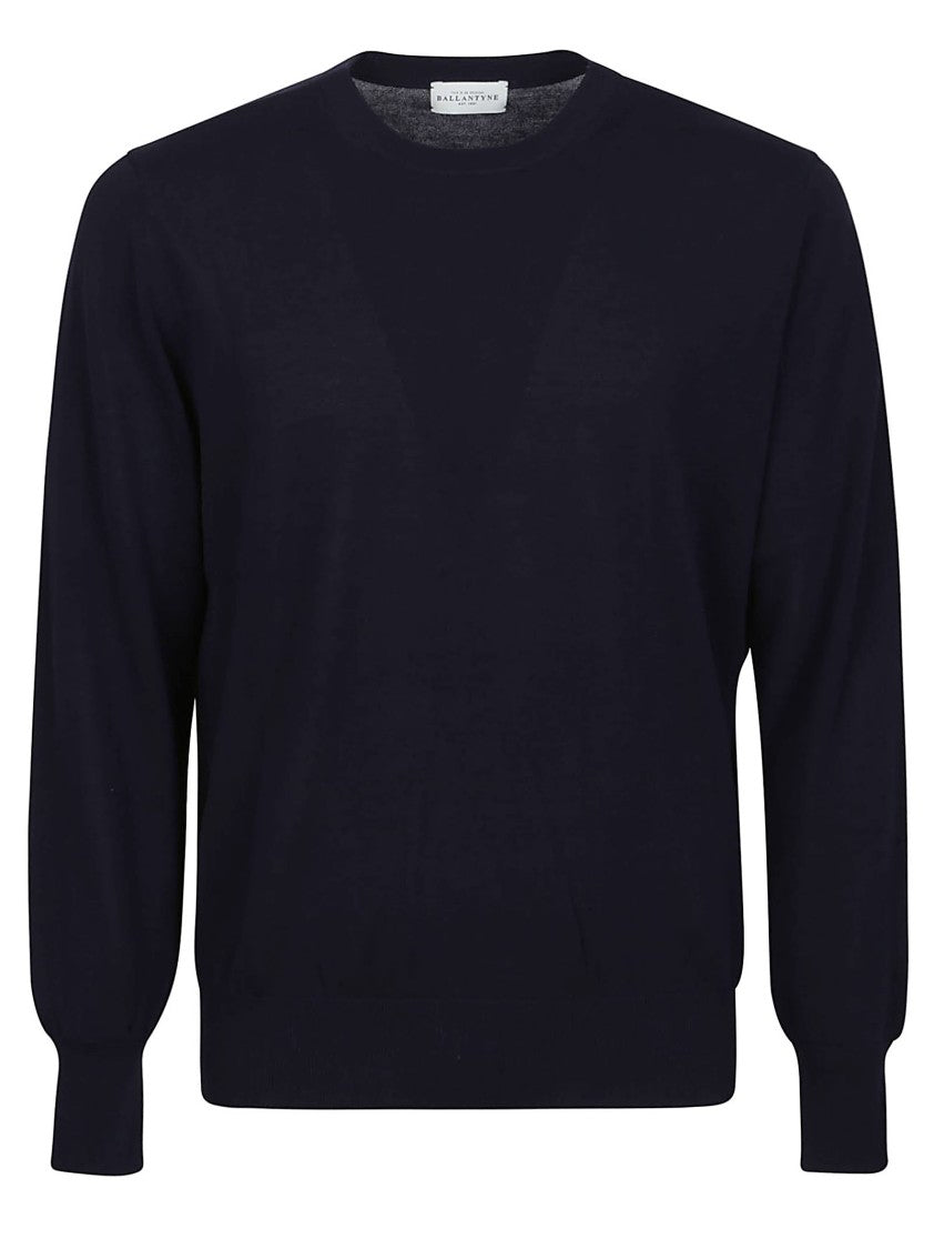 Ballantyne Classic Black Long Sleeve Sweater