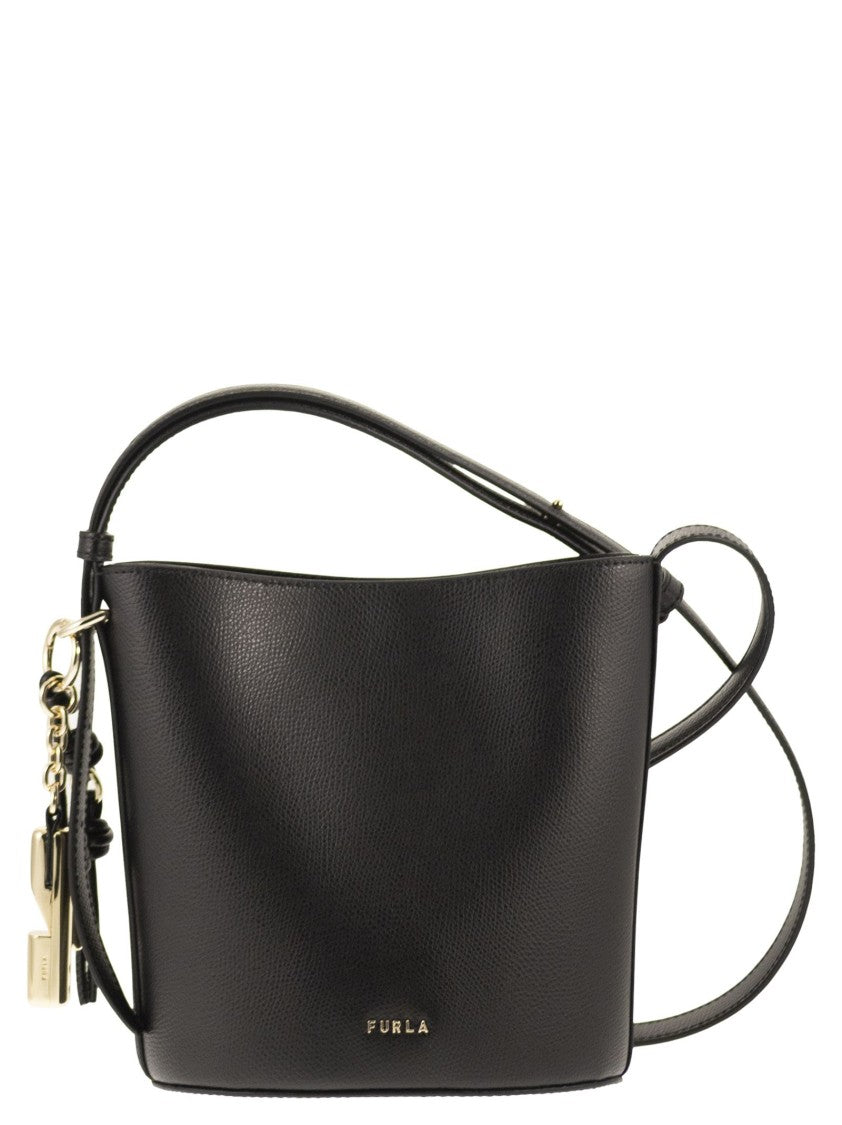 Furla Mini Bucket Bag With Flexible Bottom