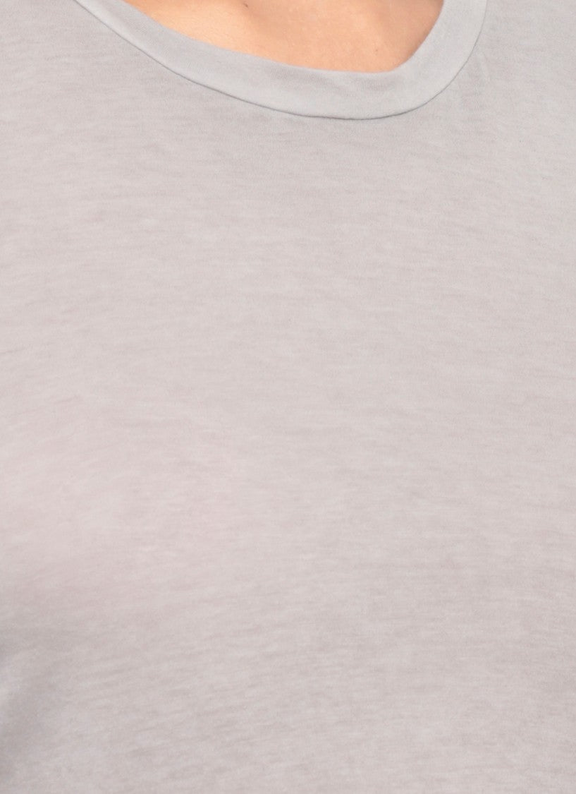 Avant Toi Grey Round Neck Cotton Tank Top