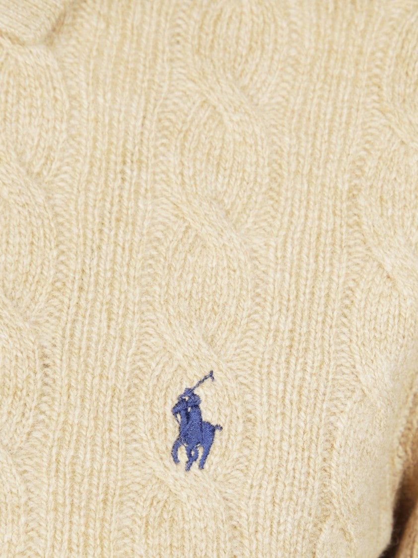 Polo Ralph Lauren Cable Knit Polo Collar Pullover