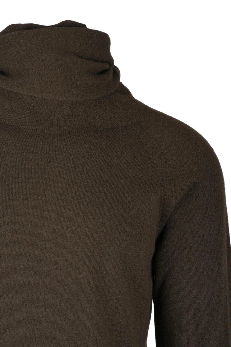 Malo Cashmere Hoodie Pullover - Brown