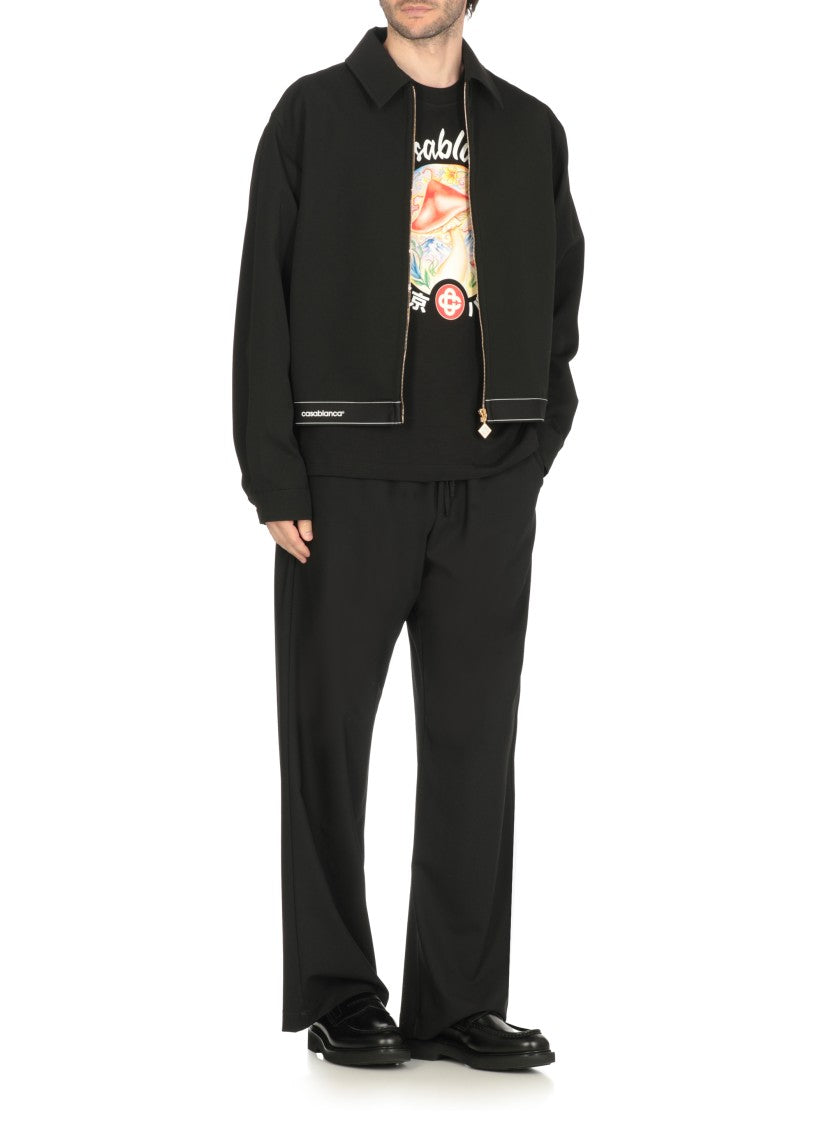 Casablanca Mushroom Emblem T-Shirt