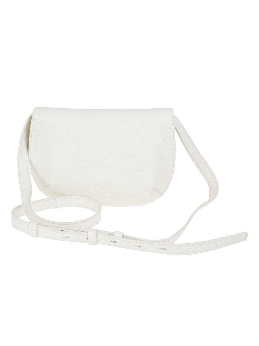 Ferragamo Compact Rigid Shoulder Bag With Double Gancini Ornament