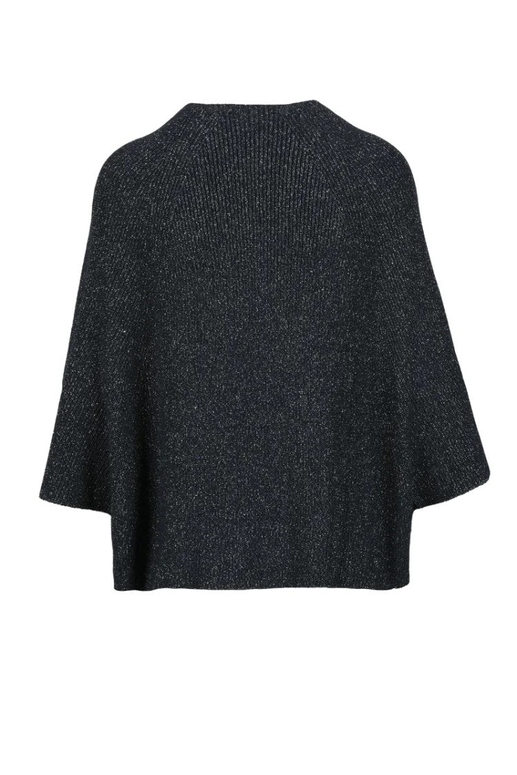 Fabiana Filippi Cotton Viscose Polyester Sweater - Black