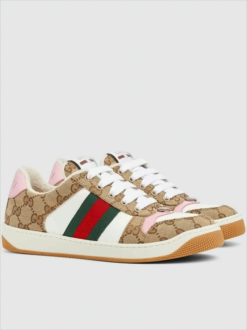 Gucci Signature Monogram Low-Top Sneakers