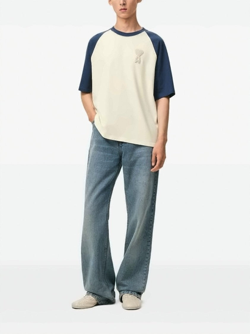 Ami Paris Raglan Sleeve T-Shirt
