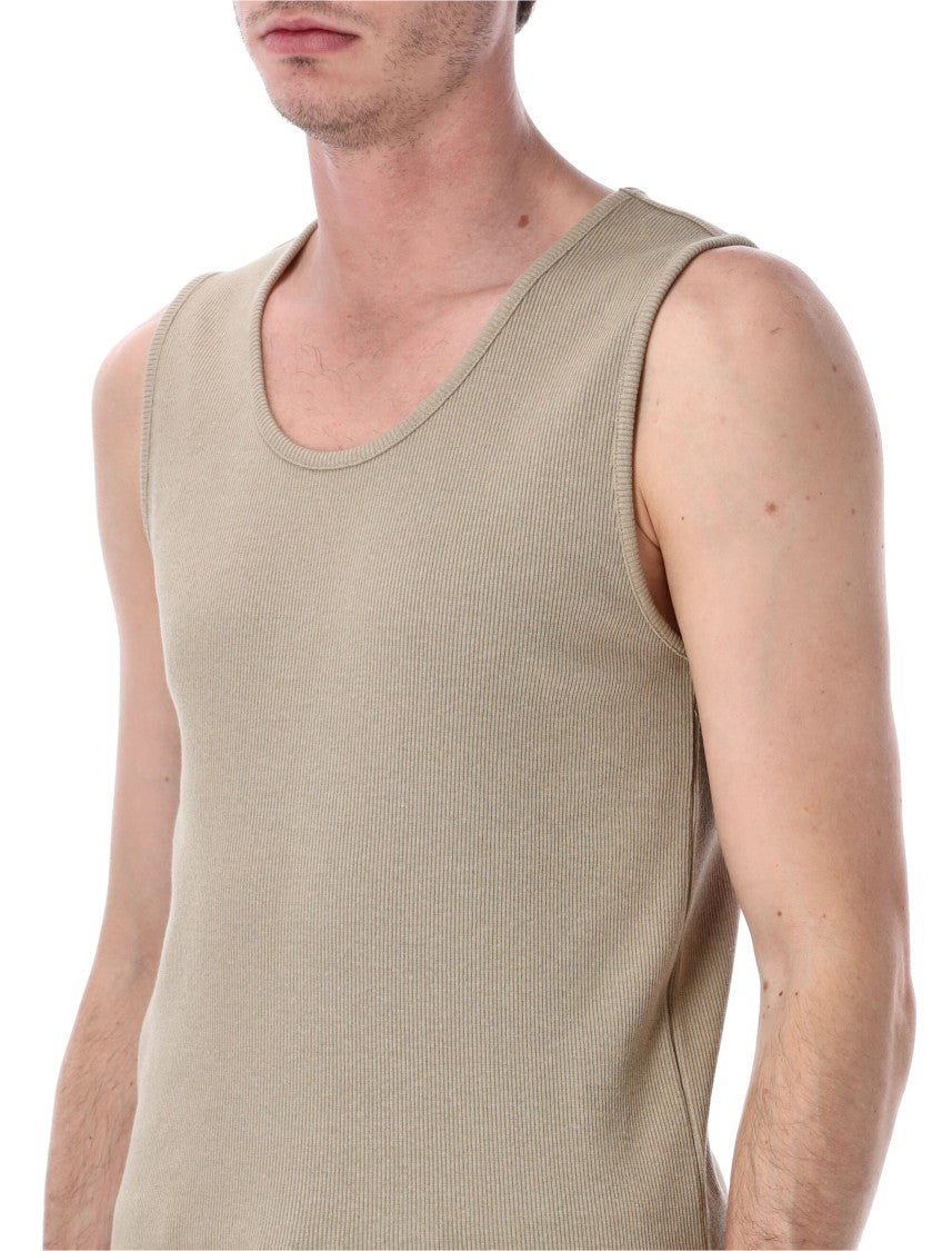 Lemaire Fitted Ribbed Cotton Tank Top