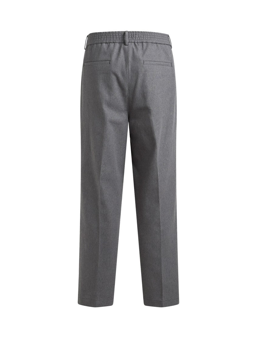 Etro Two-Pleat Tailored Wool Trousers
