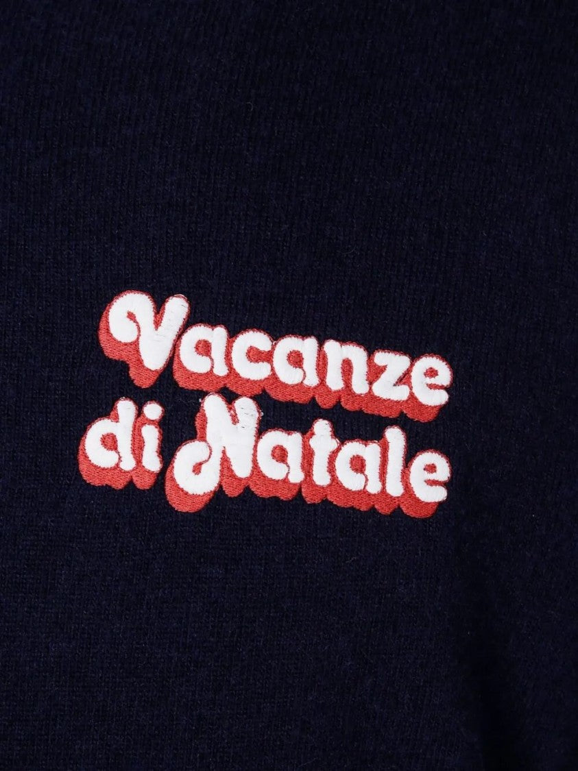 Mc2 Saint Barth Deep Navy Crew Neck Sweater