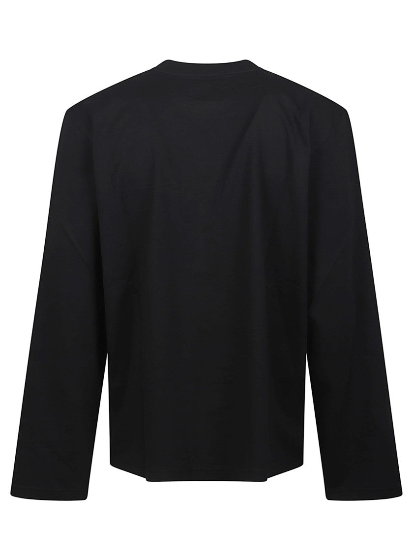 Moschino Long Sleeve Label Cotton T-Shirt