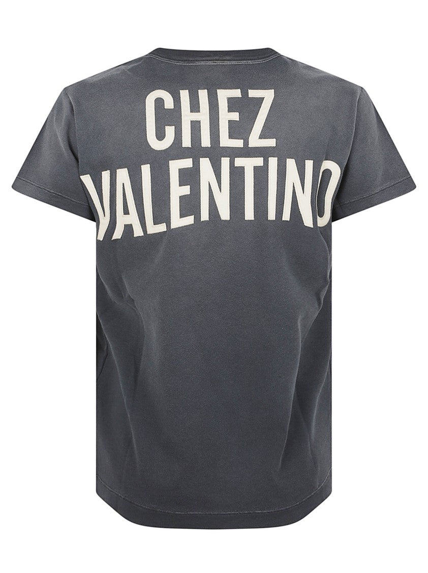 Valentino Garavani Vintage Graphic Black T-Shirt