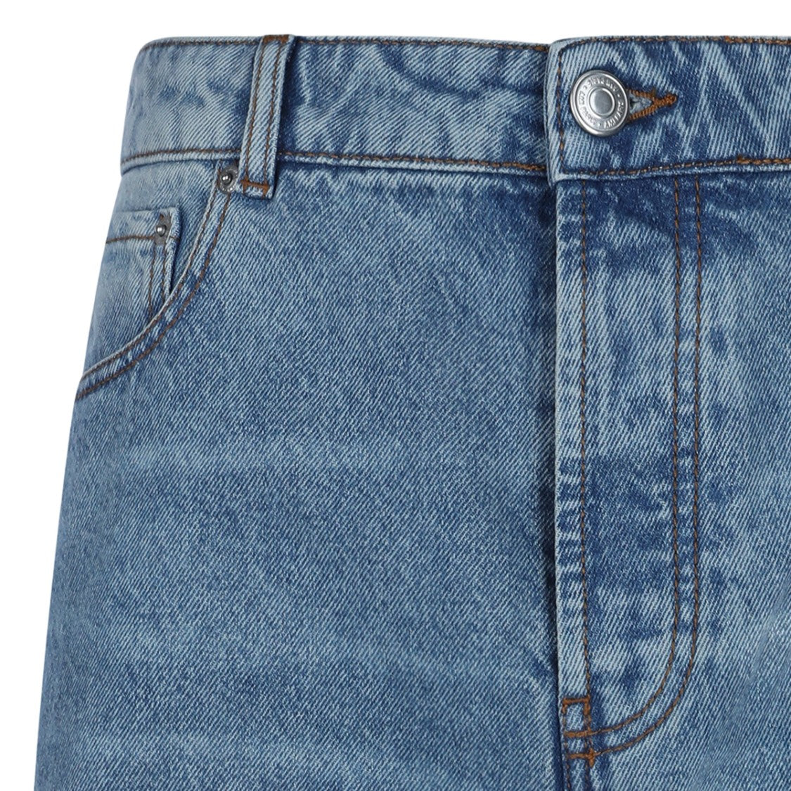 Ami Paris Straight-Leg Denim Jeans