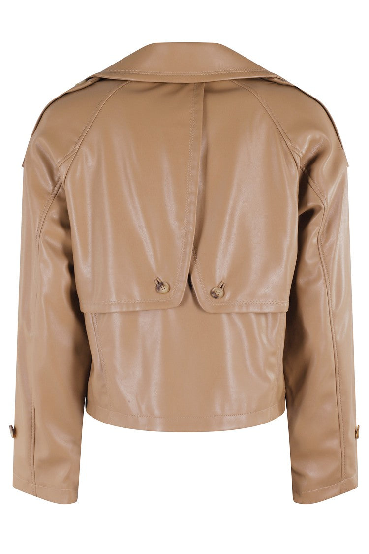 Urbancode Short Double-Breasted Trench Jacket