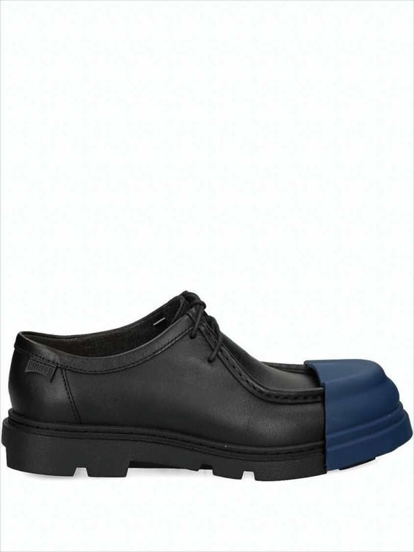 Camper Sleek Black Leather Loafers