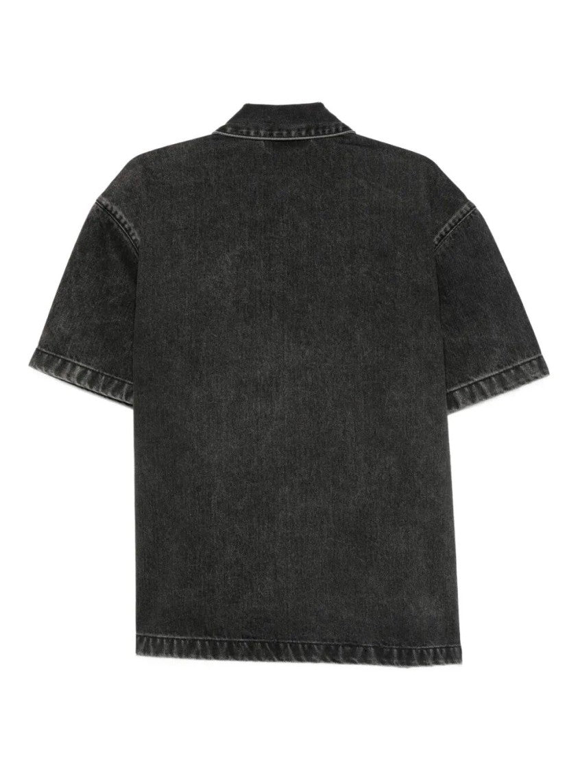 7 For All Mankind `Over Camp Shirt Caviar` Shirt