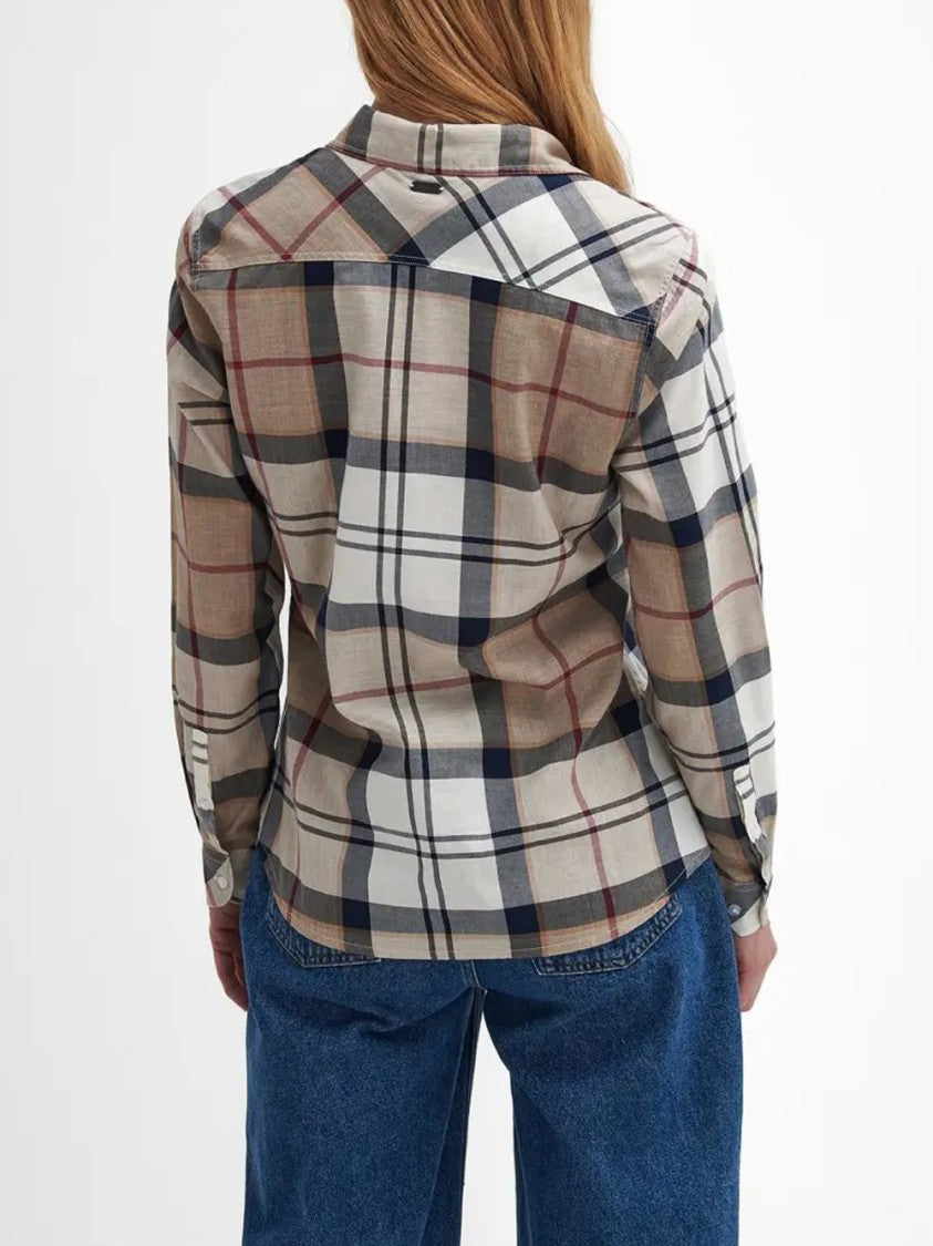 Barbour Hessian Tartan Pattern Cotton Barbour Shirt