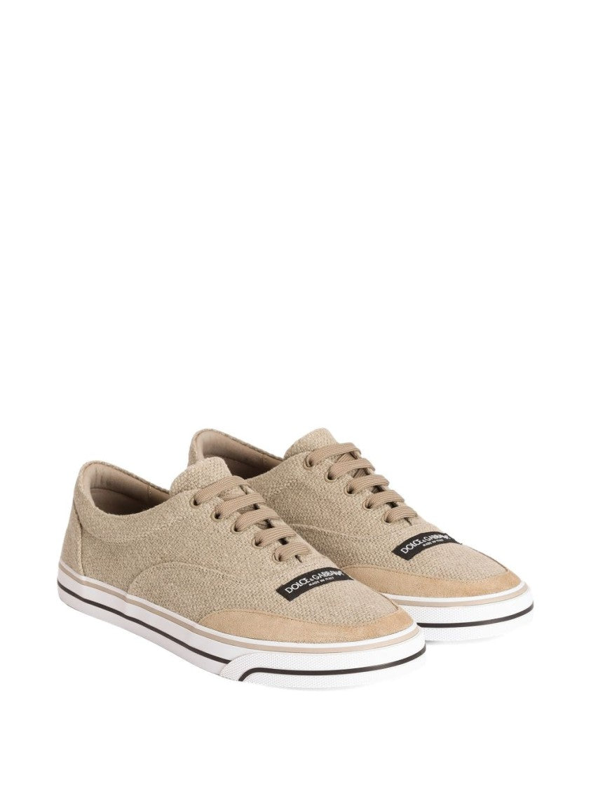 Dolce & Gabbana Grey Multi-Colored Sailing Sneakers