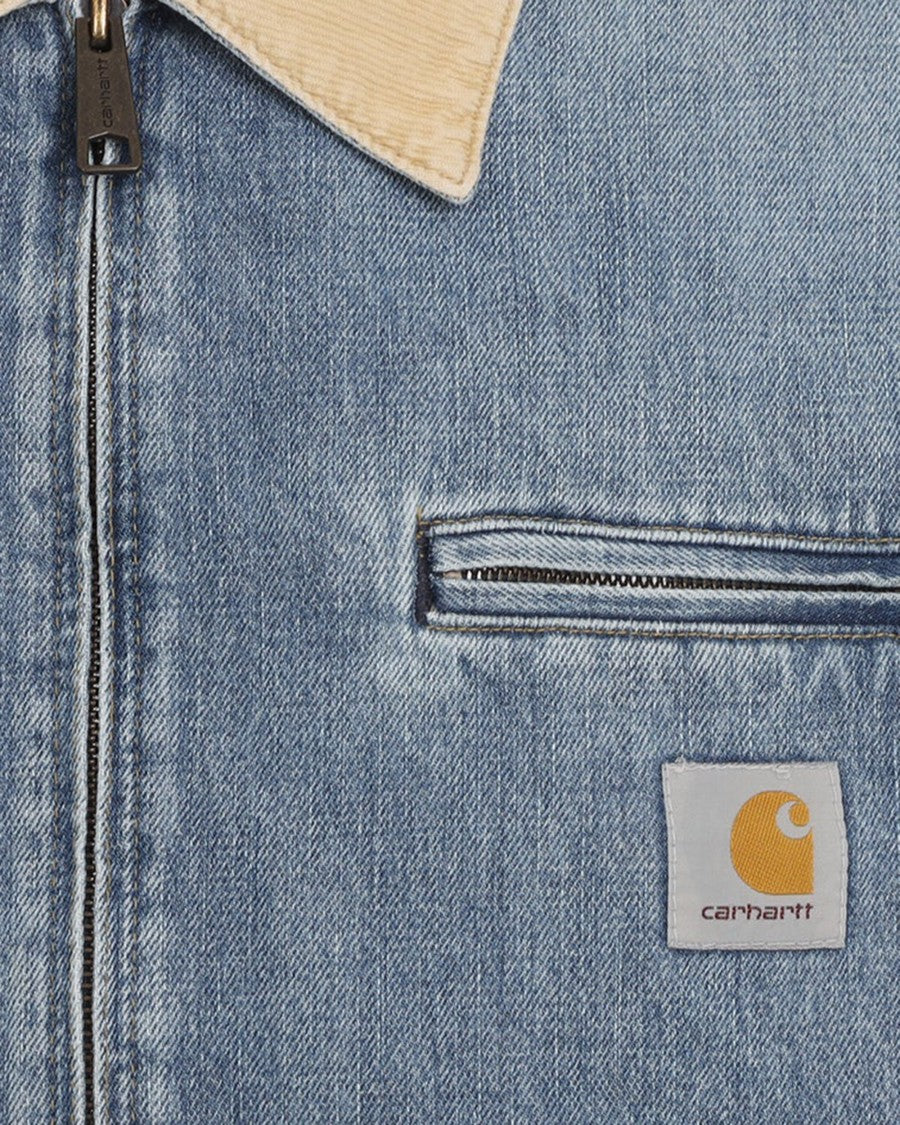 Carhartt Wip Og Detroit Jacket In Heavy Cotton Denim With Corduroy Collar