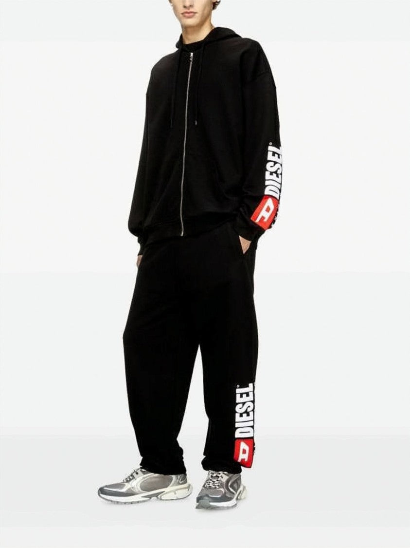 Diesel Relaxed Fit Sweatpants With Bold Logo Print