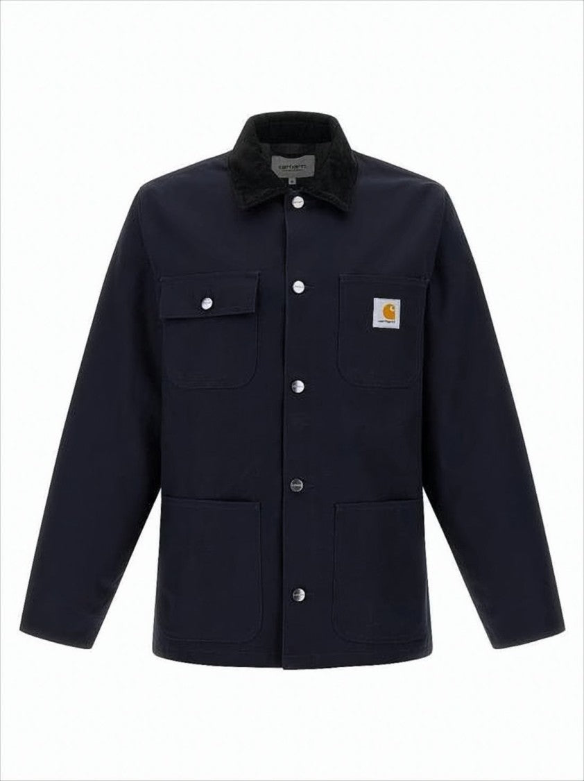 Carhartt Wip Sturdy Button-Up Jacket With Corduroy Collar