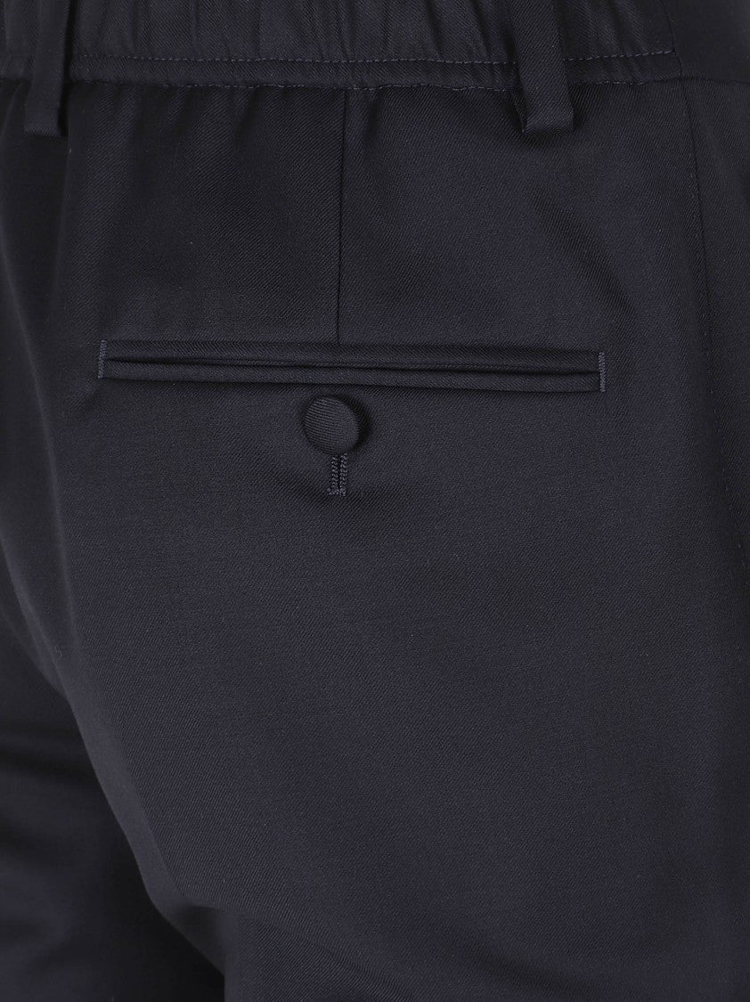 Dolce & Gabbana Tailored Blue Wool Trousers