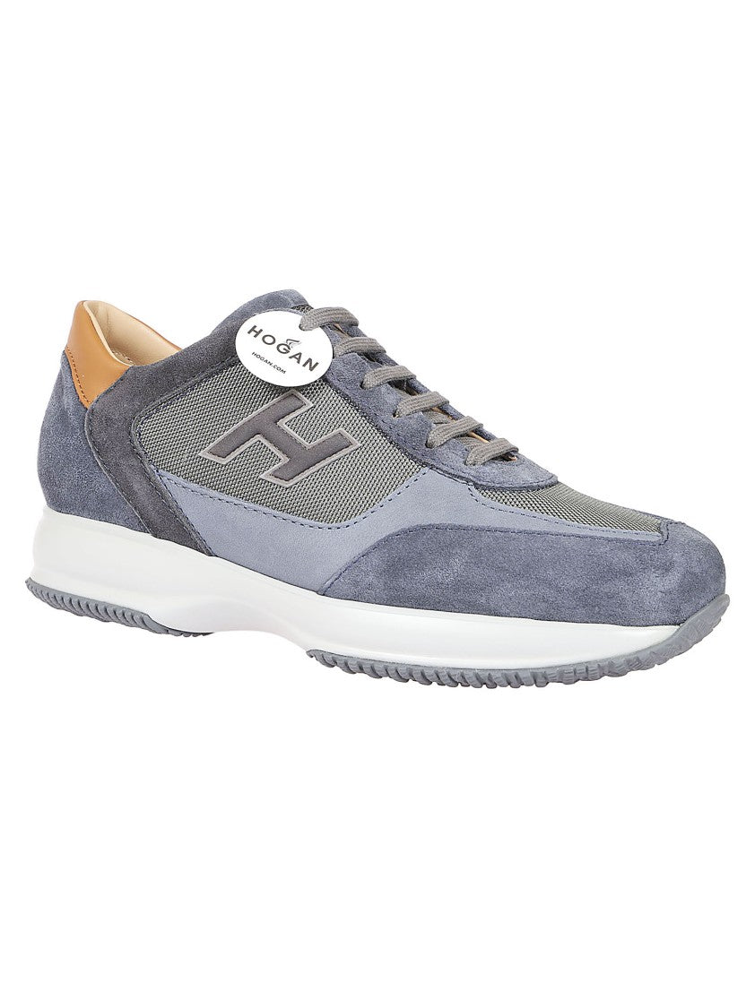 Hogan Interactive Leather And Suede Sneakers