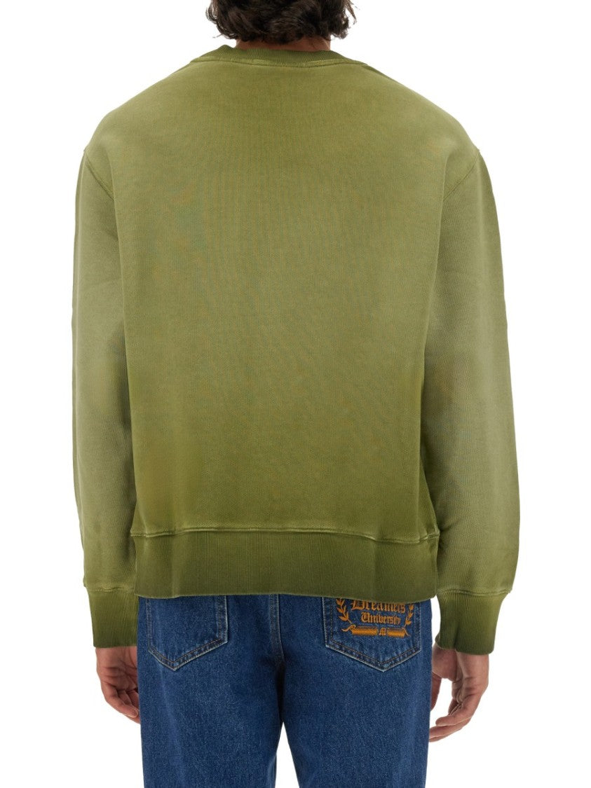 Msgm Washed Out Jersey Sweatshirt