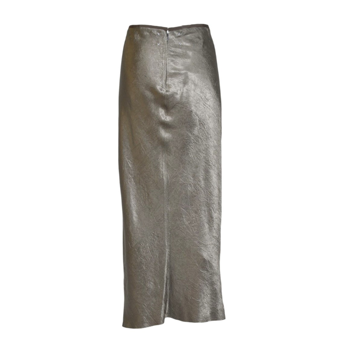 Maison Margiela Maxi Skirt With Subtle Sheen And Fluid Drape