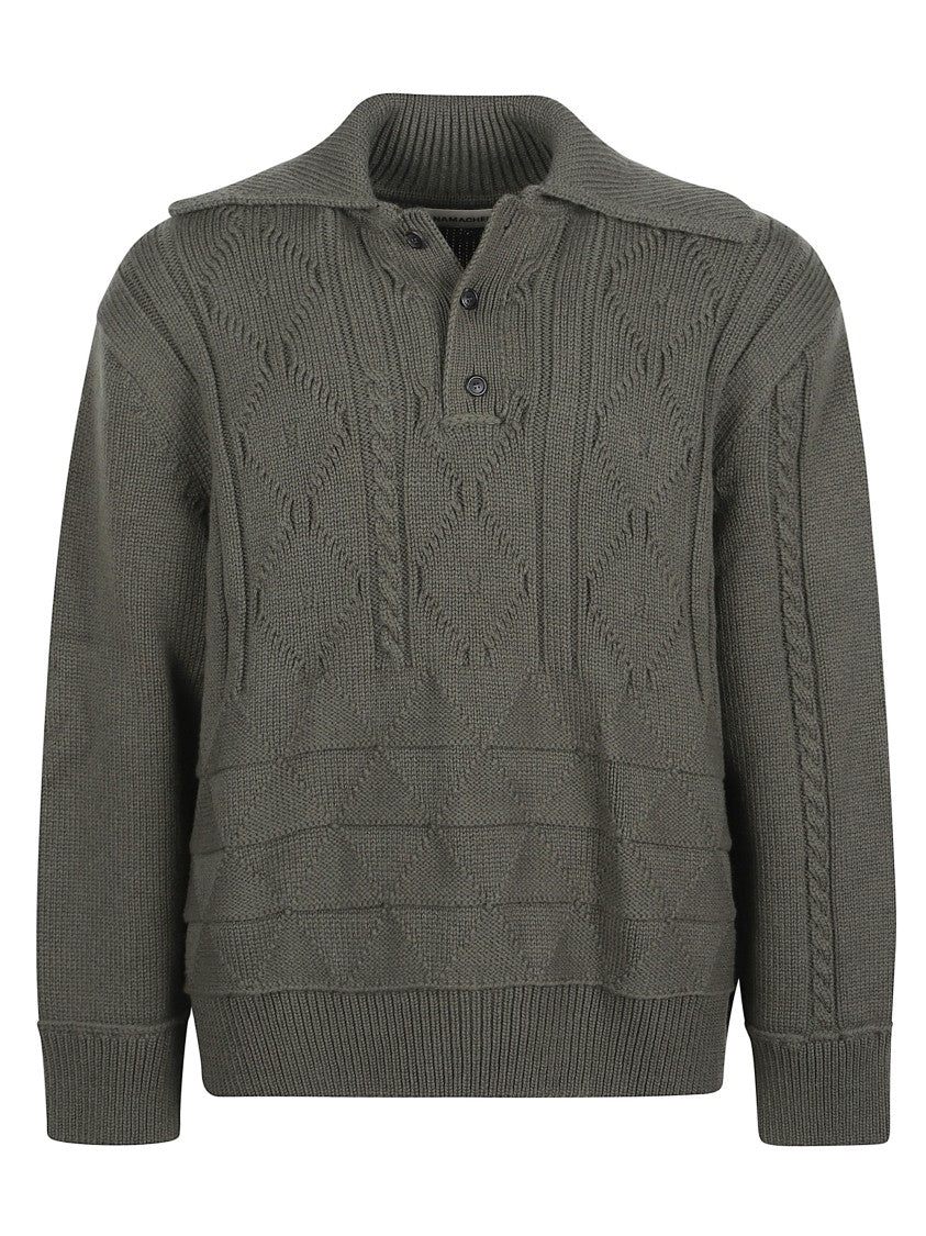 Namacheko Osterly Textured Knit Polo Shirt