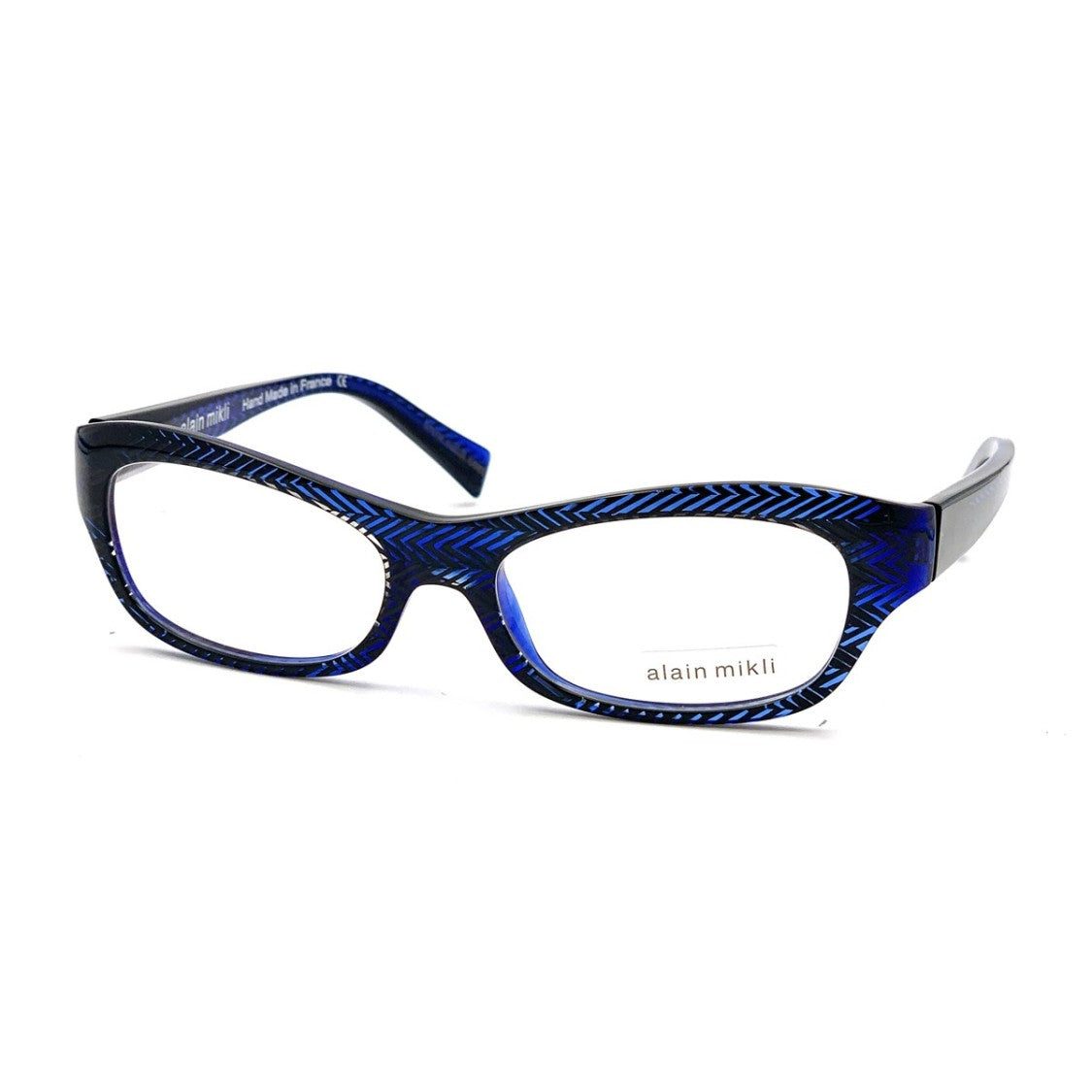 Alain Mikli Blue Al1010 Acetate Rectangular Sunglasses