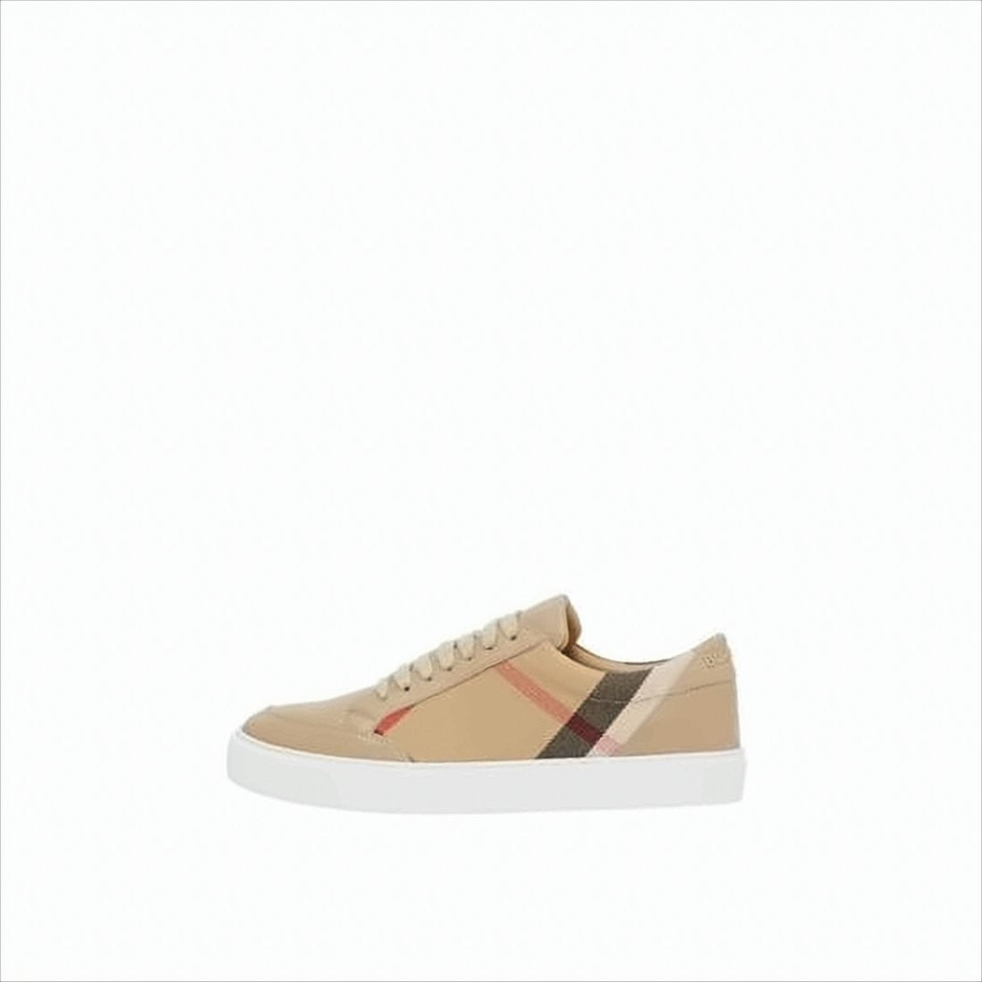 Burberry Low-Top Sneakers With Beige Base
