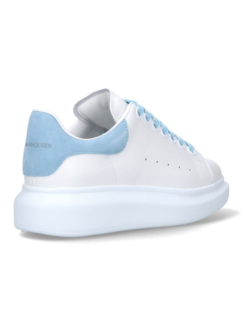 Alexander Mcqueen "Oversize" Sneakers, In White Calfskin