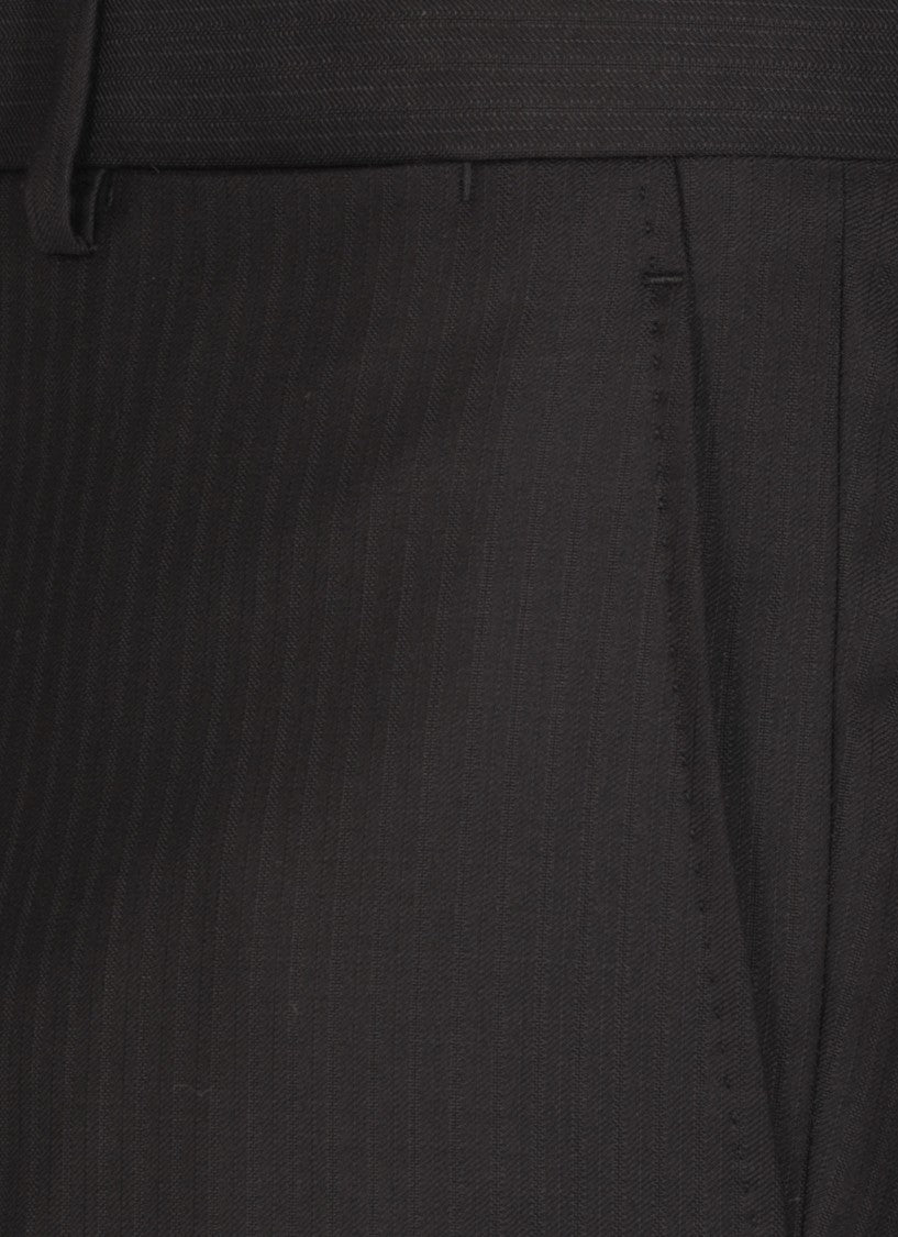 Caruso Dark Blue Caruso Wool Suit