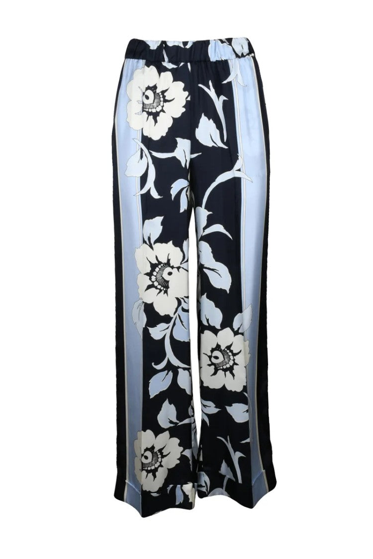 P.A.R.O.S.H. Silk Trousers - Blue