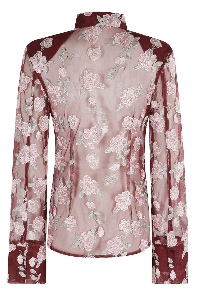 Rotate Mesh Fitted Shirt