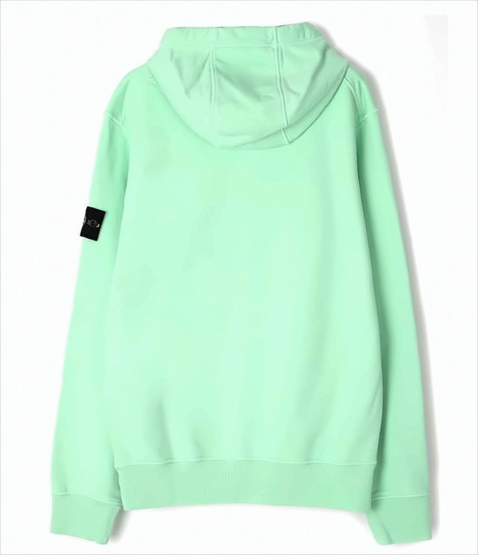 Stone Island Pastel Mint Green Pullover Hoodie